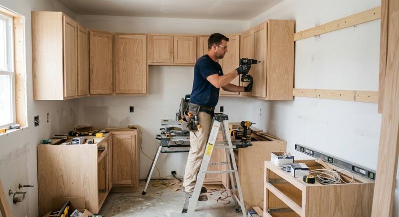 Wood Cabinet Installation in Kokomo, IN