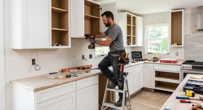 Wood Cabinet Installation in Kokomo, IN